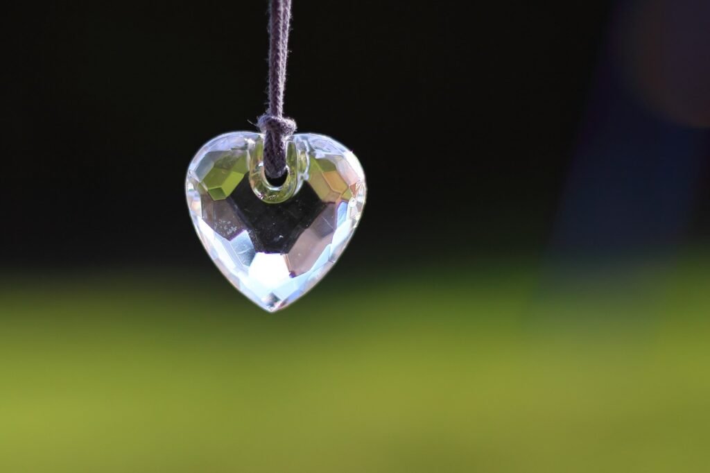 Crystal Heart Pendent